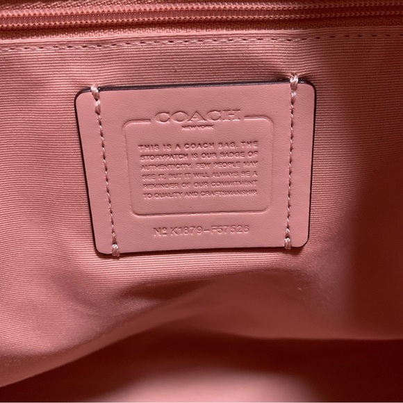 Coach Shoulder Bag City Tote Cammie Chain Bag in Baby Pink - Picture 8 of 11